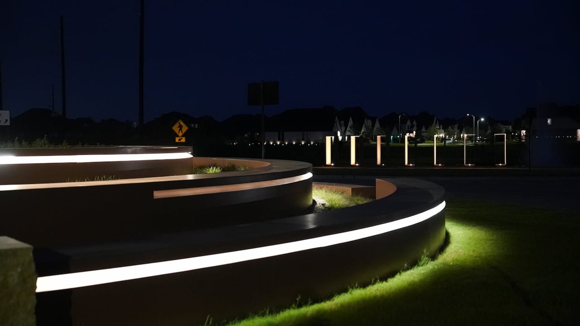 Roundabout Structure Lights